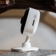 A photo of a side view of the Kasa Spot camera